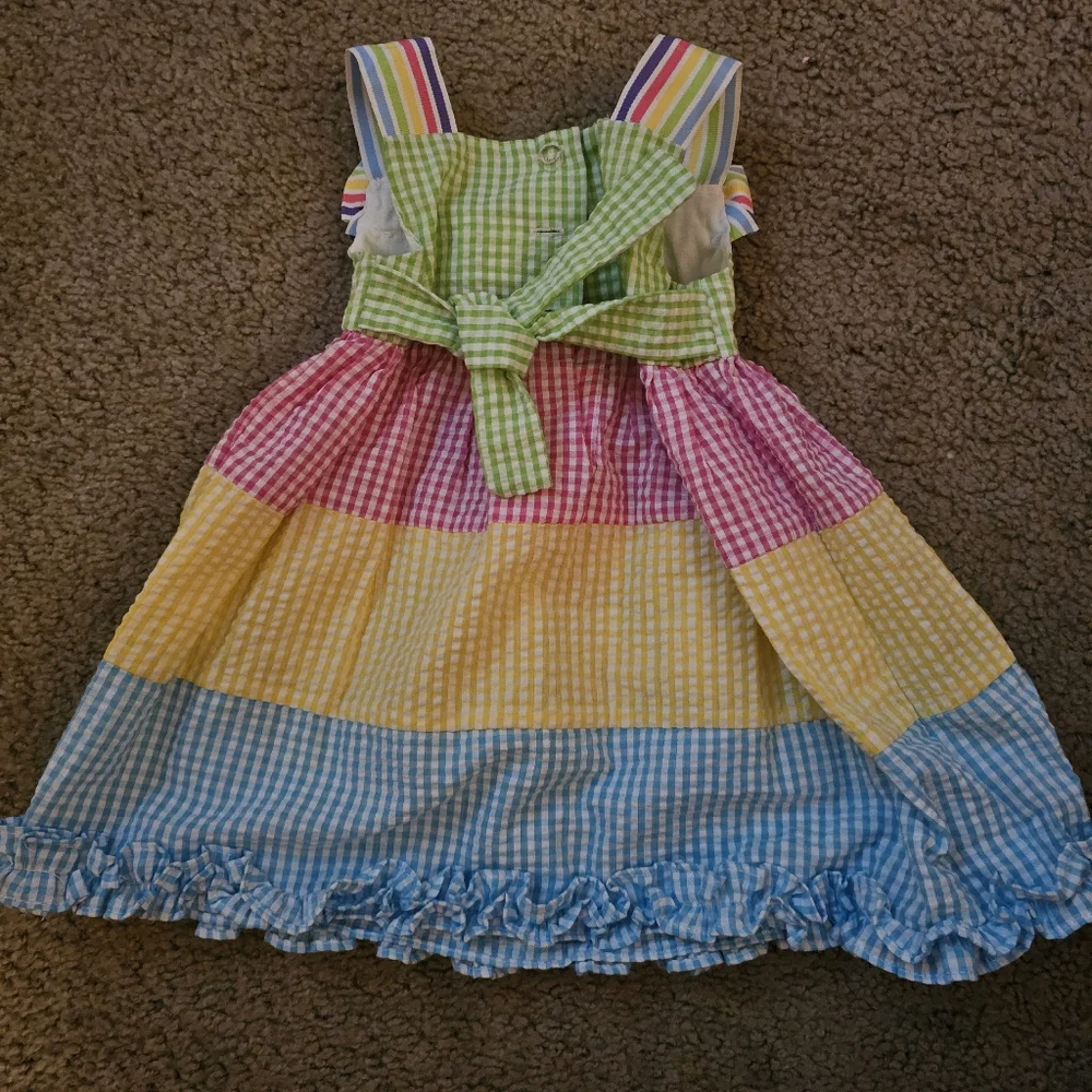 Emily Rose Vintage 12 Month Pastel Fish Sundress